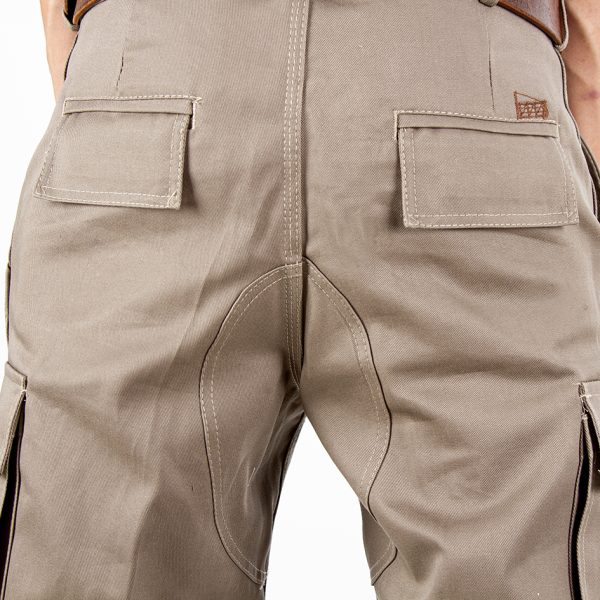 Pantalón Cargo de Trabajo Beige - Imagen 4