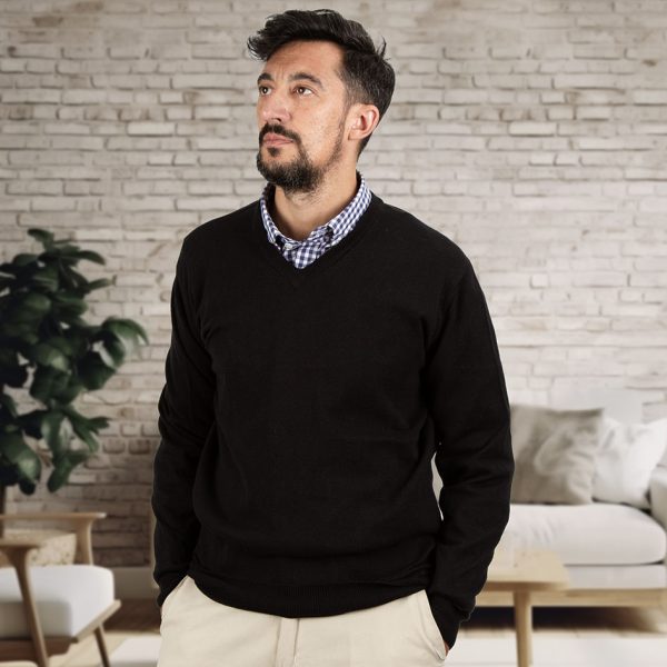 Sweater escote en V