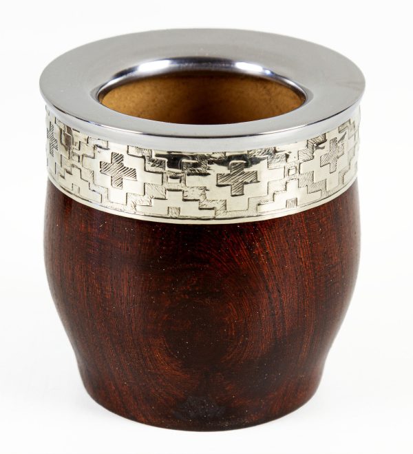 Mate Imperial de Madera con Guarda de Alpaca - Imagen 3