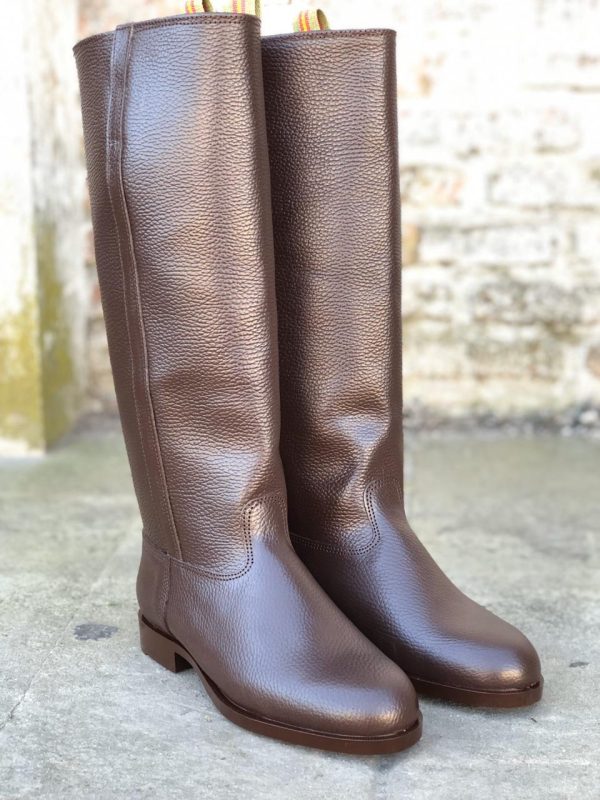 Bota de  de Cuero Marrón - Imagen 3